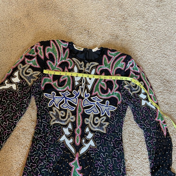 Stunning Vintage Beaded Gown | Vintage Dress - Picture 14 of 16